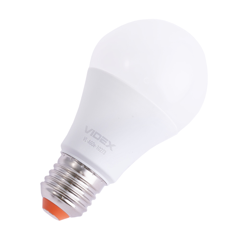 Лампа светодиодная 10Вт VIDEX Standart, 3000К, E27, 220V  (VL-A60e-10273)