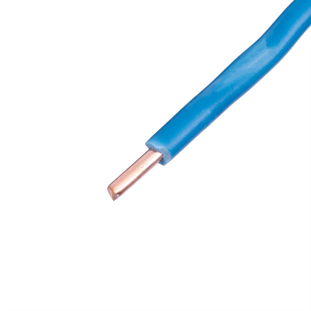 Провод монолитный 2.5mm2 (14AWG/D1.78мм, медь, PVC), синий