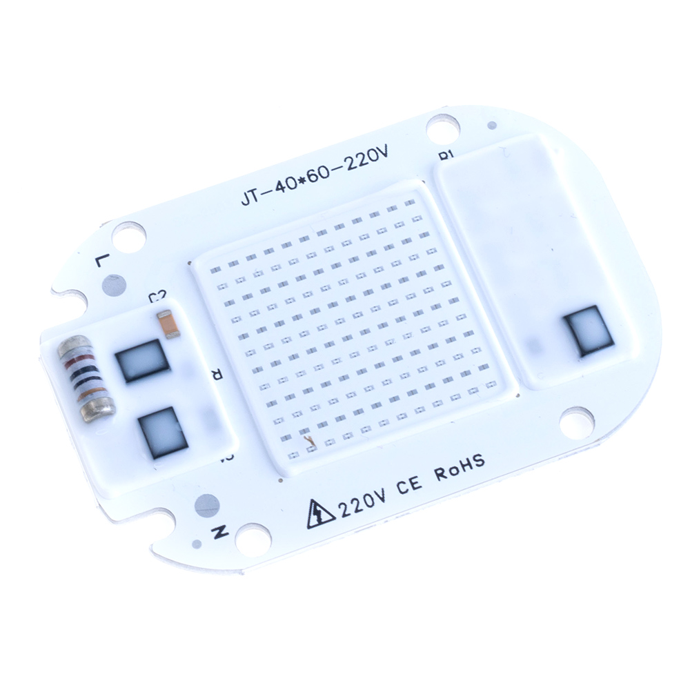 Світлодіод 20W 450nm для рослин, 220-277V (DOB4060 – YXO)