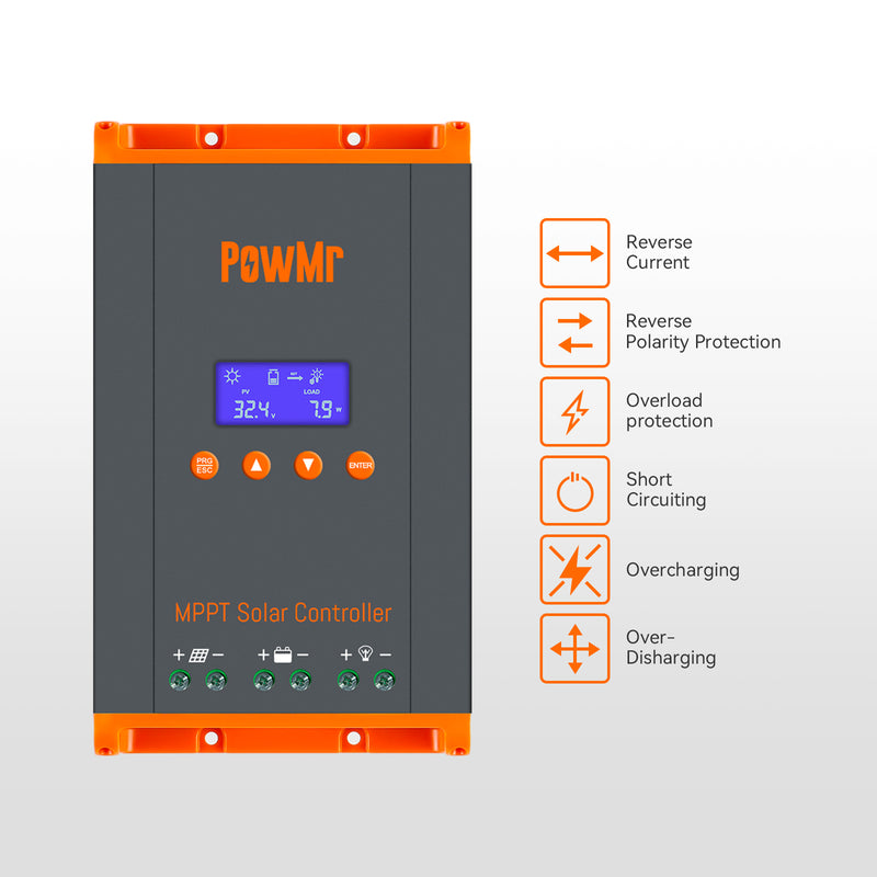 Контролер заряду для сонячних панелей (HHJ60-PRO – PowMr)