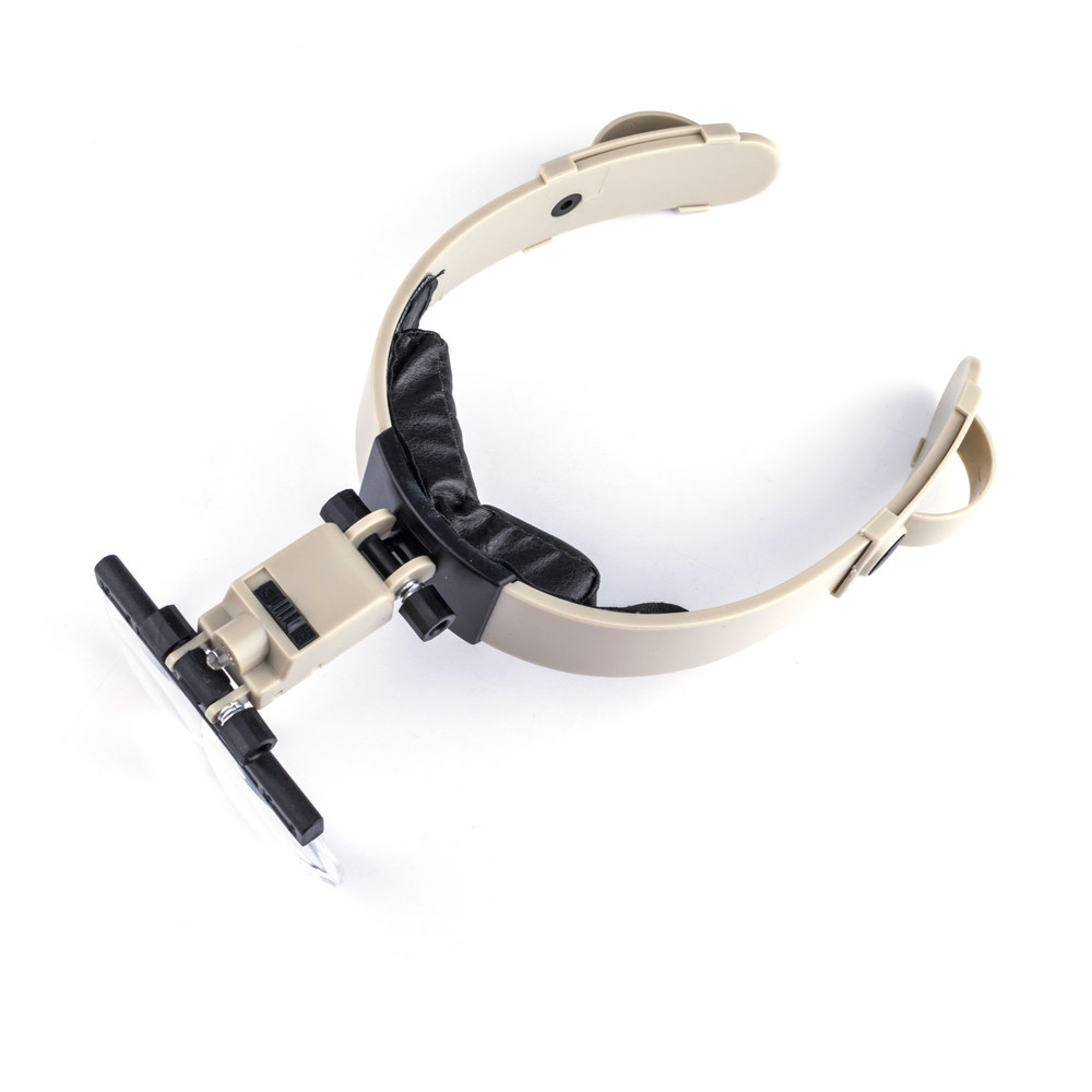 Lupe binokulare MG81002 Kopfbefestigung mit LED-Hintergrundbeleuchtung, 1,2Х 1,8Х 2,5Х 3,5Х