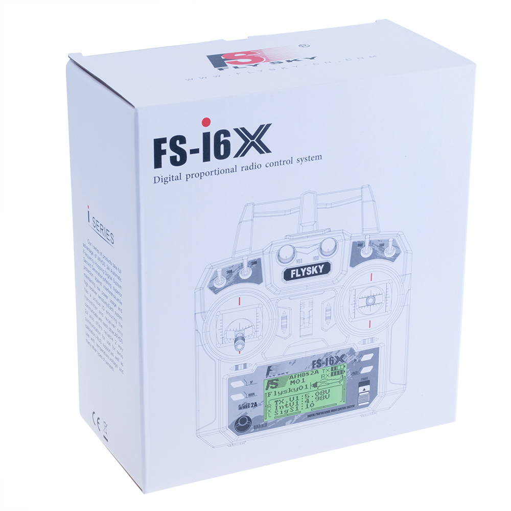 Апаратура радіокерування Flysky FS-I6X Mode 2 с X6B приёмником