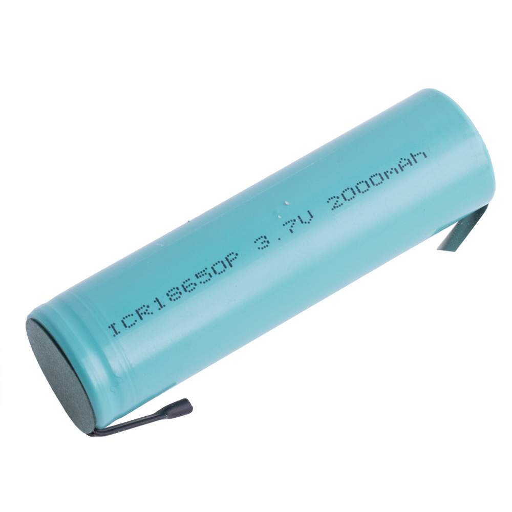 ICR18650P with stick (contacts) 3.7V 2000mAh 20A (Lipowe) акумулятор