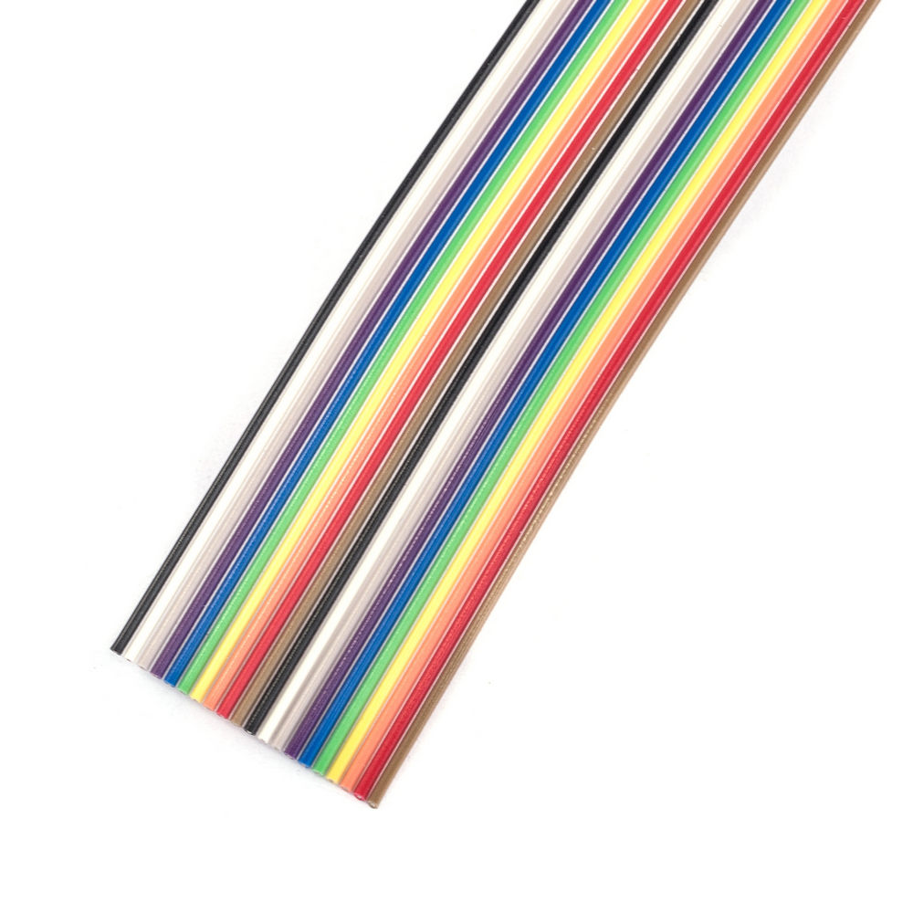 10-poliges 28 AWG Flachbandkabel farbig - Flachbandkabel