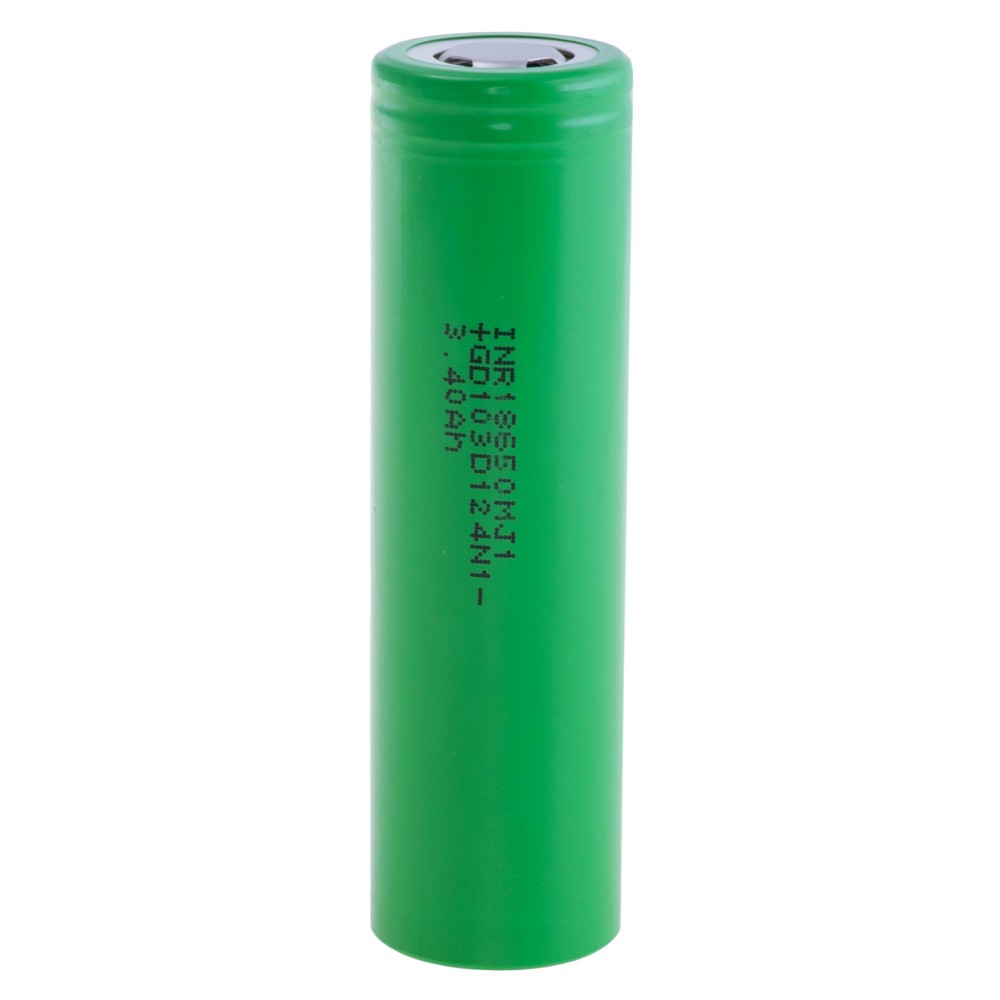 LG18650MJ1 (3.7v, 3500mAh, Ток разряда: 10А) LG