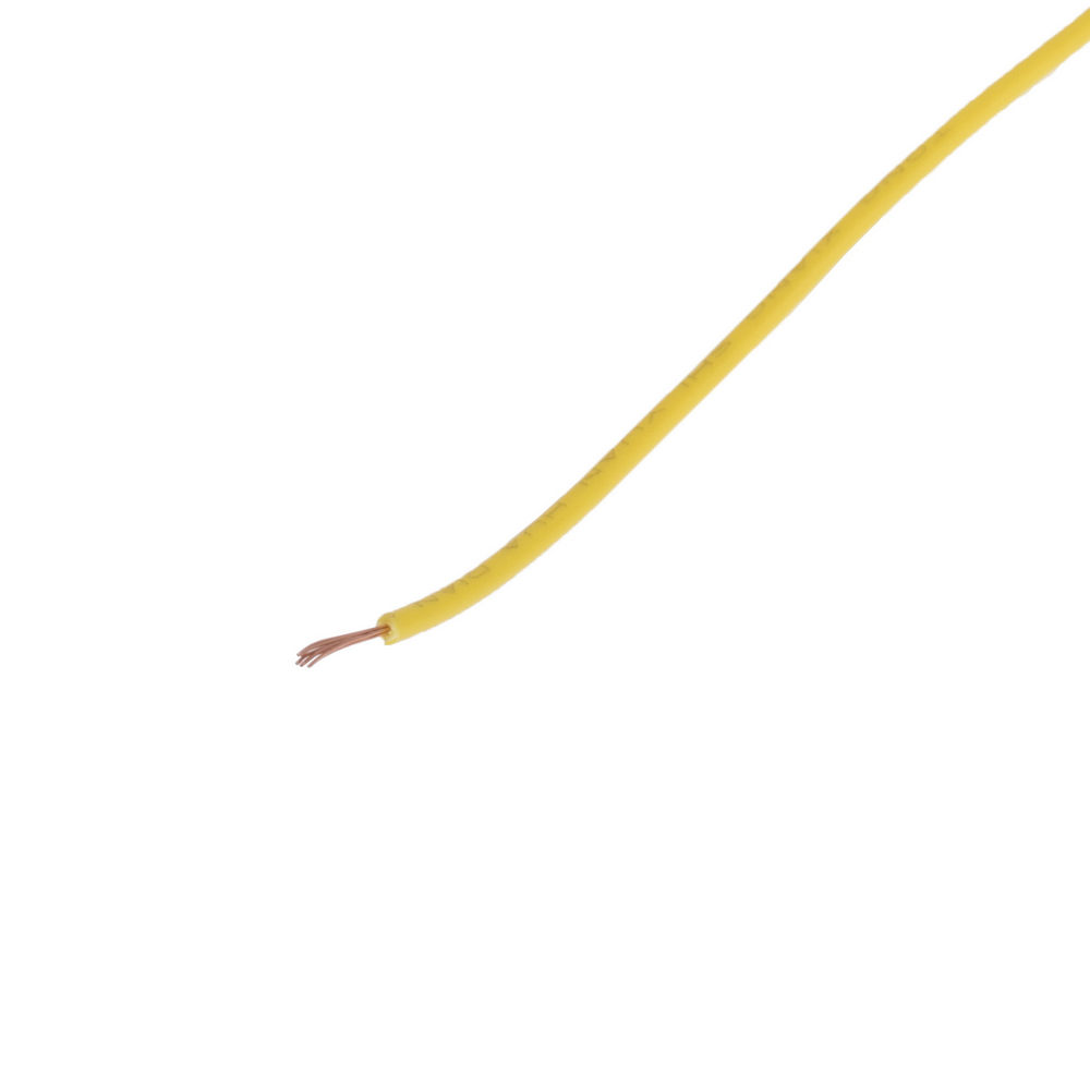 Провод многожильный 0,75мм2 (42xD0,15мм, медь) желтый, PVC (RV0.75-42/0.15-CU-Y)